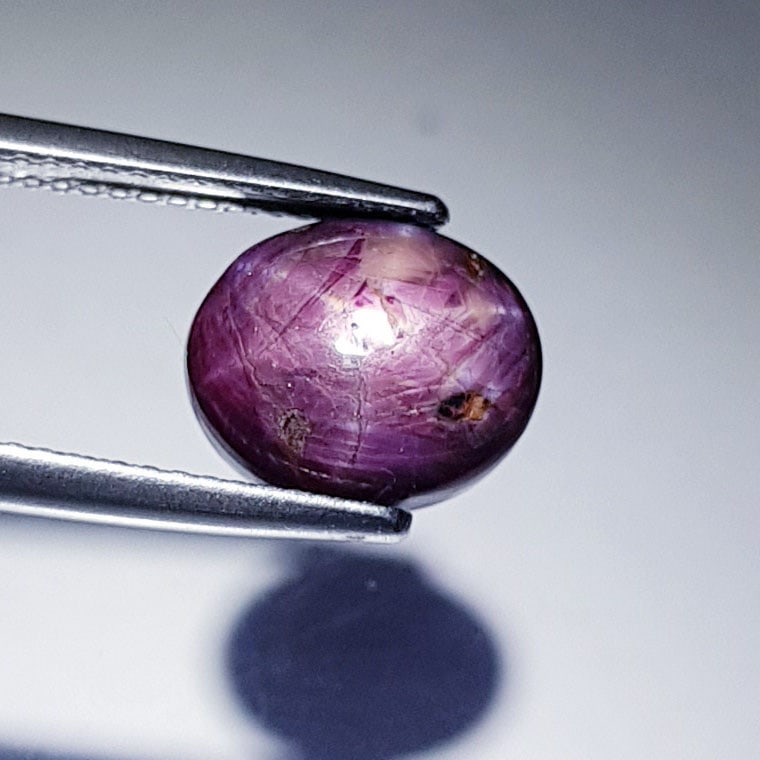 7.17 Ctz Stunning Purple Pink Natural Star Ruby (1 of 4)