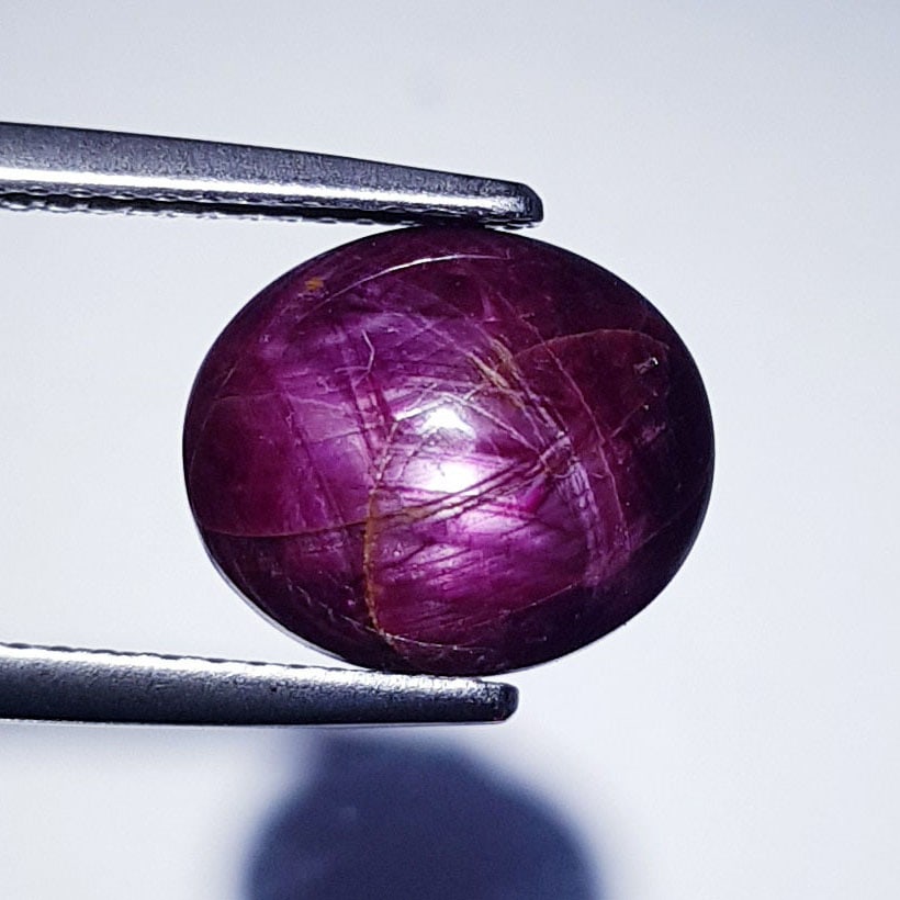 9.02 Ctz Stunning Purple Pink Natural Star Ruby (1 of 4)