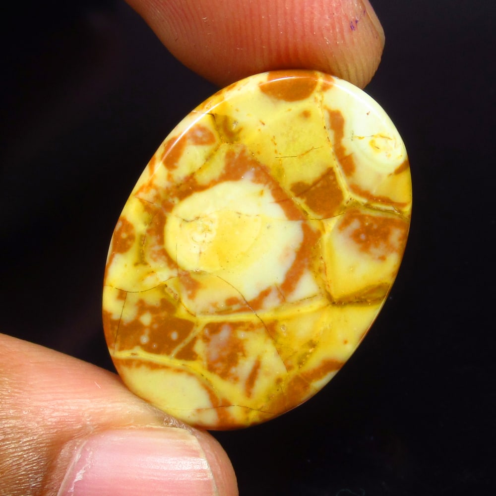 17.39 Ct - Natural Maligano Jasper: No Reserve! Title: 17.39 Ct - Natural Maligano Jasper Description: Gemstone Gemstones: Jasper Carat:17.39 Size/Dimensions:27.0 x 18.5 x 5.0 mm Additional Info:Pieces : 1 No's / Shape : Pear Cab / Colo