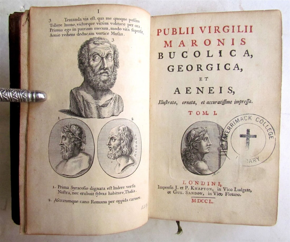 1701 PUBLII VIRGILII MARONIS BUCOLICA ILLUSTRATED antique POETRY (1 of 12)