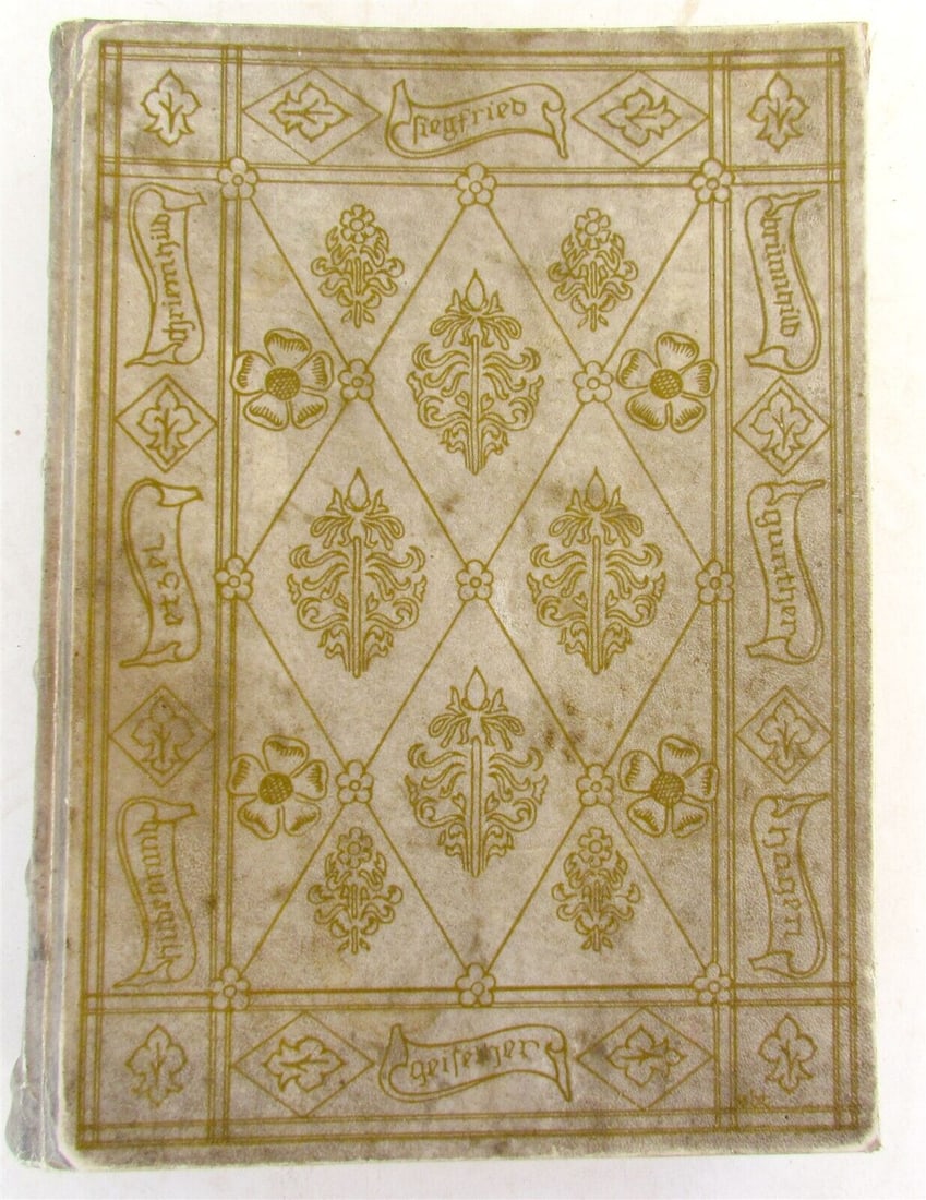 1923 NIBELUNGEN in ART ILLUSTRATED vintage GERMAN LTD ED. Das Nibelungen-lied (1 of 12)