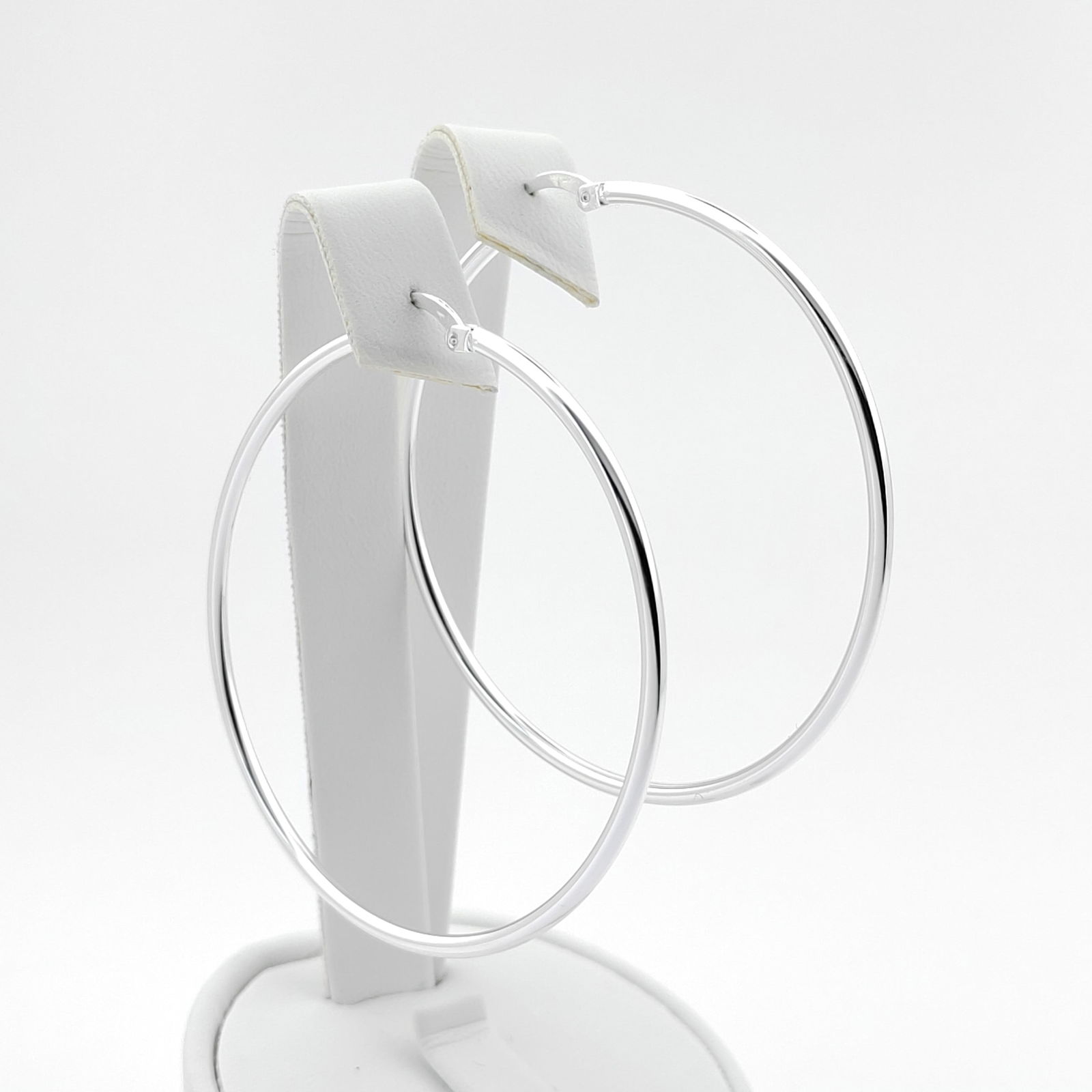 925 Silver Hoop Earrings (1 of 7)