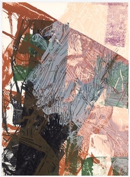 Jean-Paul Riopelle original lithograph, 1968 (1 of 1)