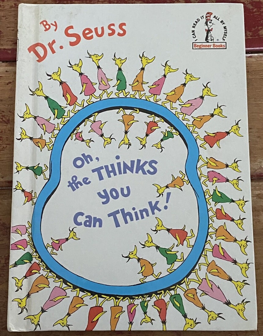 Oh The Thinks You Can Think 1975 First Ed. 1st Dr Seuss Rare! HC Very Good BC Ed (1 of 14)