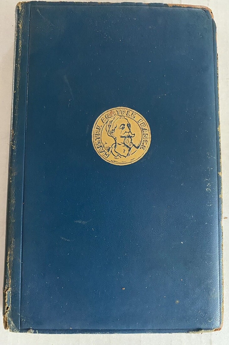 Antique Book The Red Lily Anatole France Blue Leather 1923 Dodd Mead RARE (1 of 8)