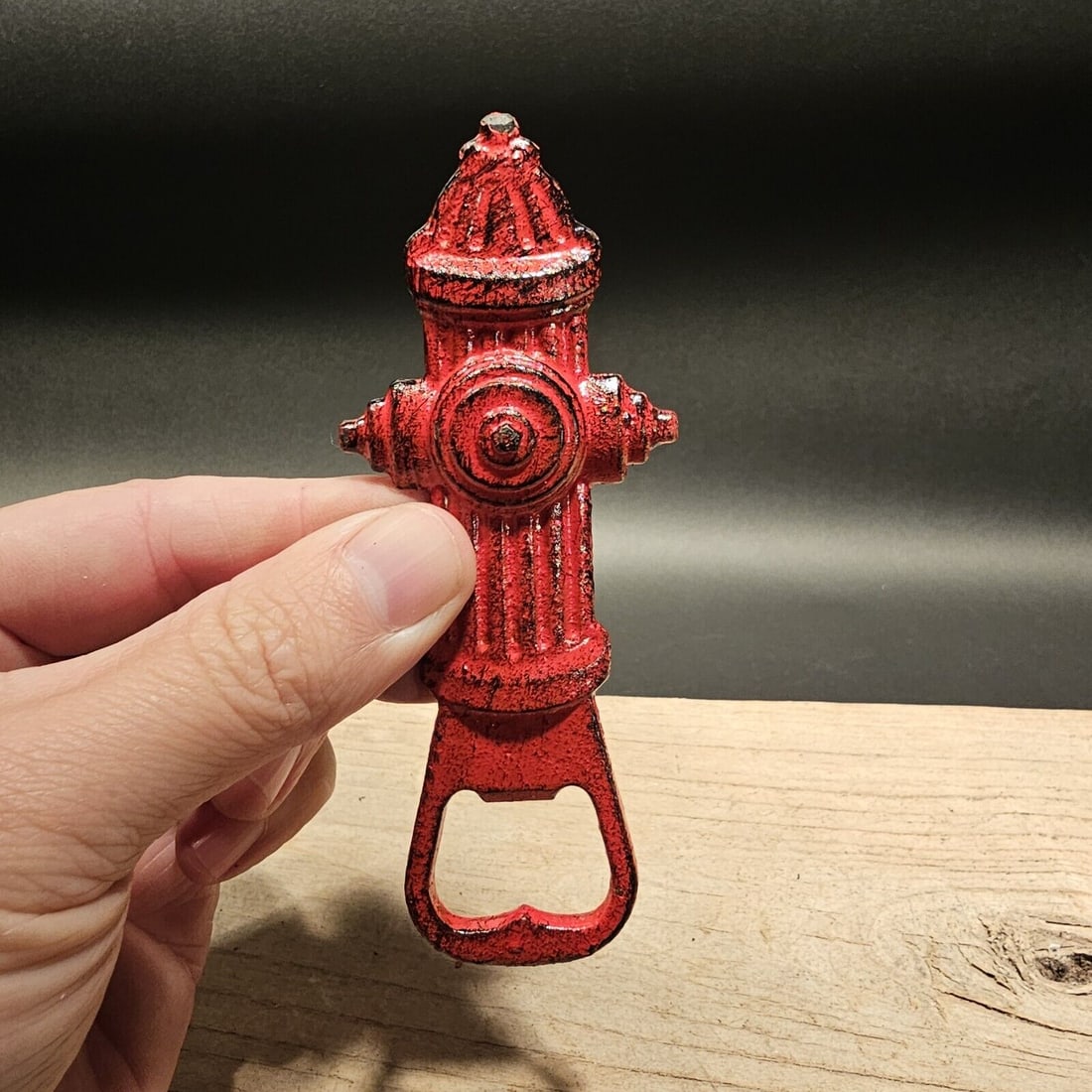Cast Iron Fire Hydrant Bottle Opener Fireman (1 of 11)