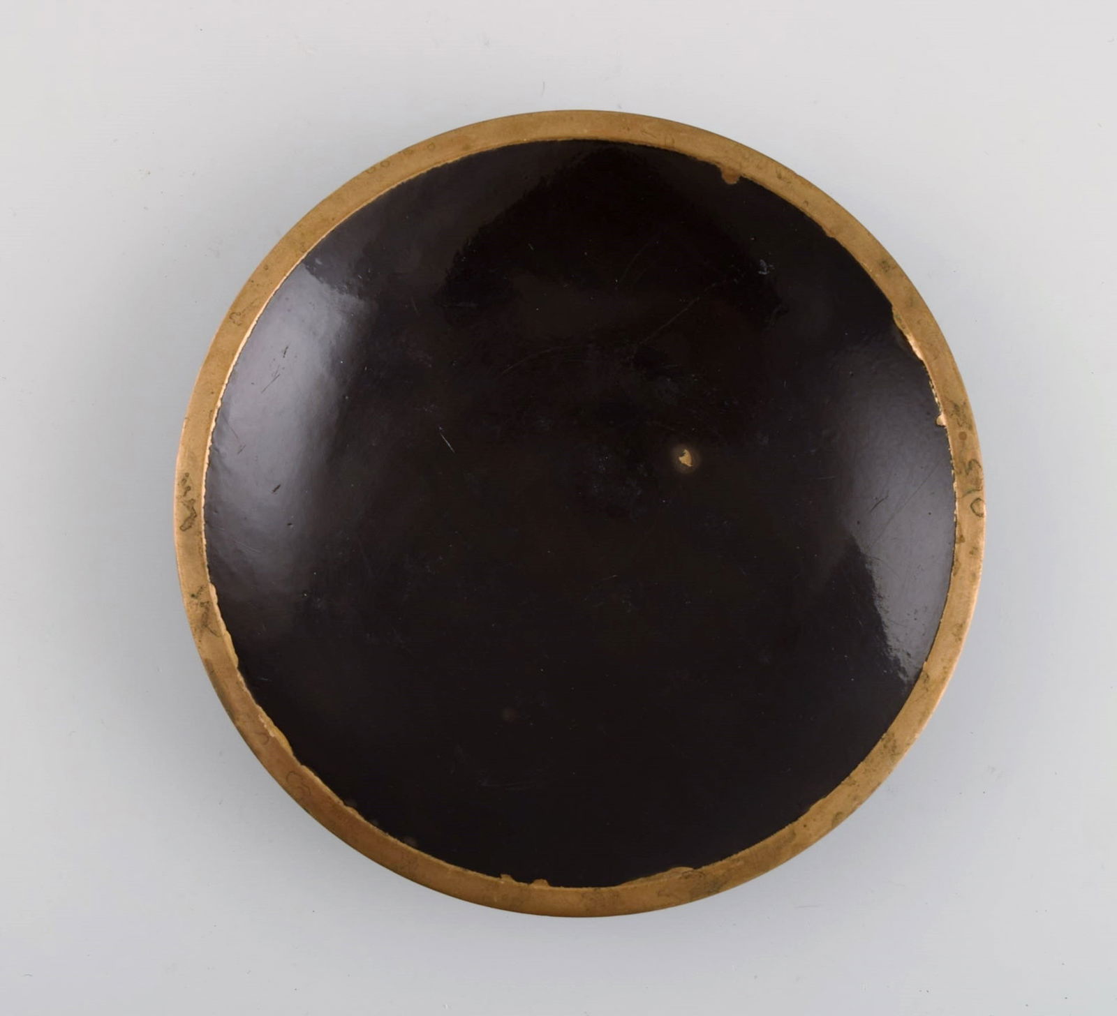 Just Andersen, Denmark. Art deco dish / bowl in bronze. Model number B1894. 1940s / 50s. (1 of 5)