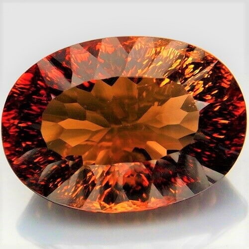 Natural Top Imperial Topaz Millennium Cut 19,09 ct (1 of 2)