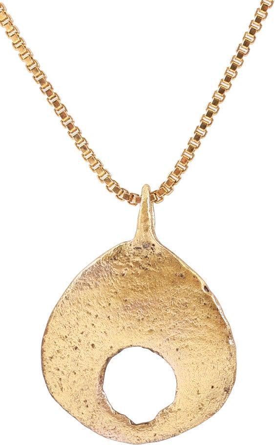 RARE VIKING LUNAR PENDANT NECKLACE, 9th-10th CENTURY (1 of 3)