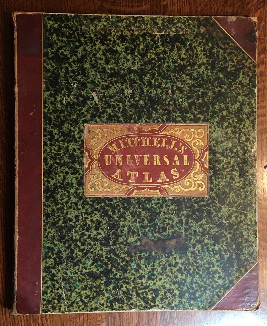 1847 Mitchell atlas complete w/all maps in excellent condition (1 of 9)