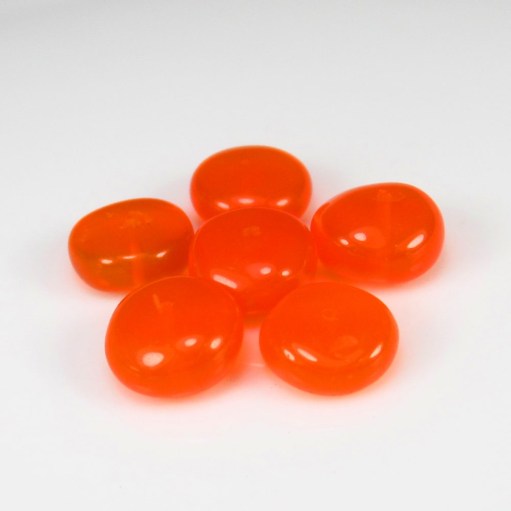 6.95 Ct - Natural Orange Opal Beads (1 of 2)