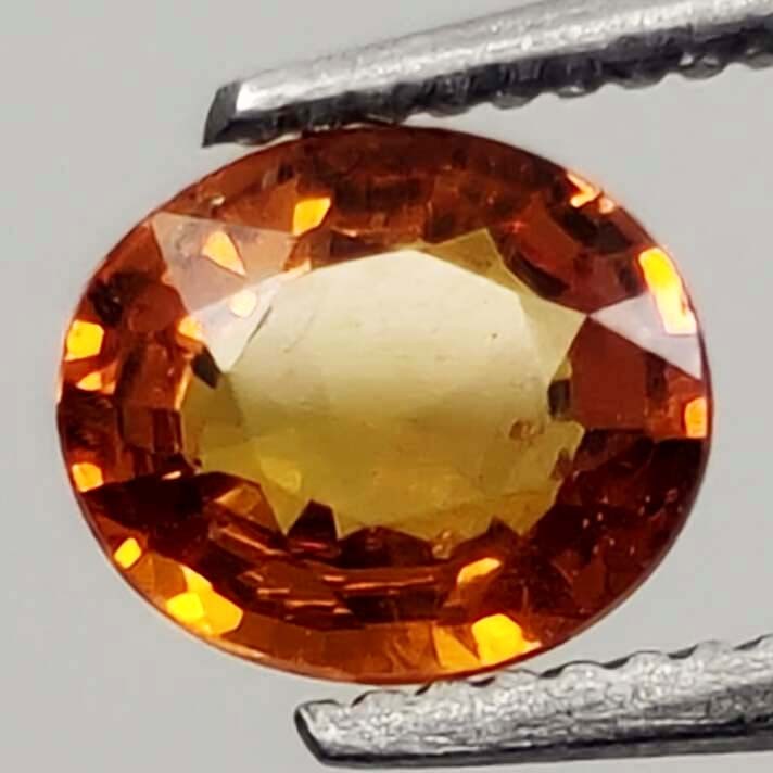 0.80 Ct "Top Quality" Natural Orange Sapphire (1 of 2)