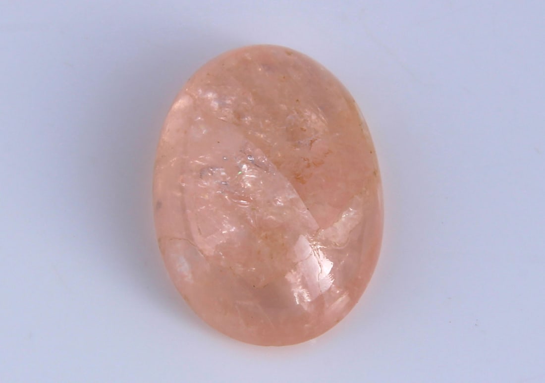Awesome " Natural Morganite " 5.08 cts Natural Morganite: No Reserve! Title: Awesome " Natural Morganite " 5.08 cts Natural Morganite Additional Info: Gemstone : Natural Morganite Shape and Cut : Oval Cabochan Weight : 5.08 carats Measurements : 5x5 mm, Colo