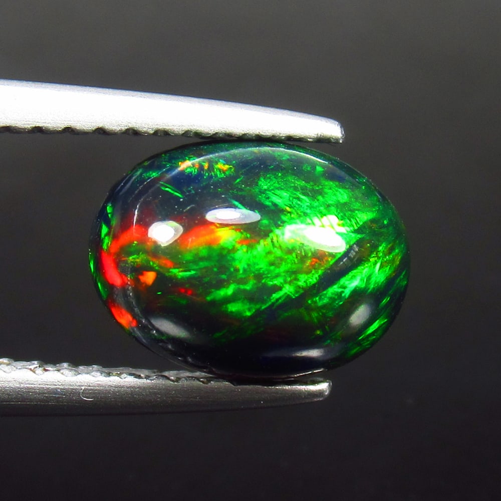 Natural Black Fire Opal - 1.30 Ct (1 of 3)
