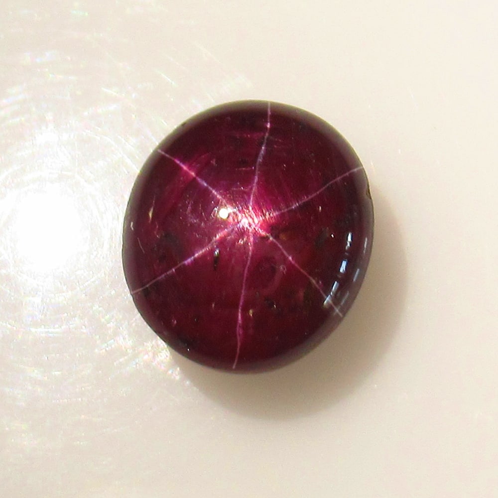 IGI Certified 6.49 Ct - Natural Star Ruby (1 of 4)