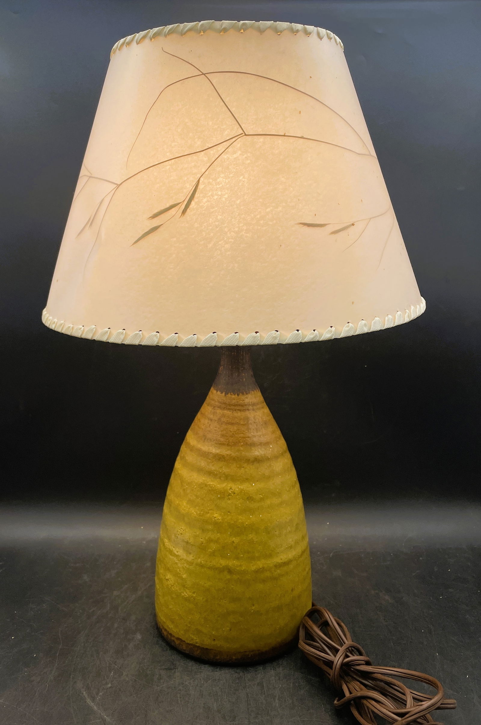 Mid-Century Modern Art Pottery Table Lamp (1 of 7)