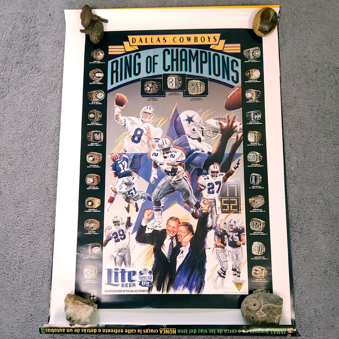 Dallas Cowboys 1993 Superbowl Posters (1 of 6)