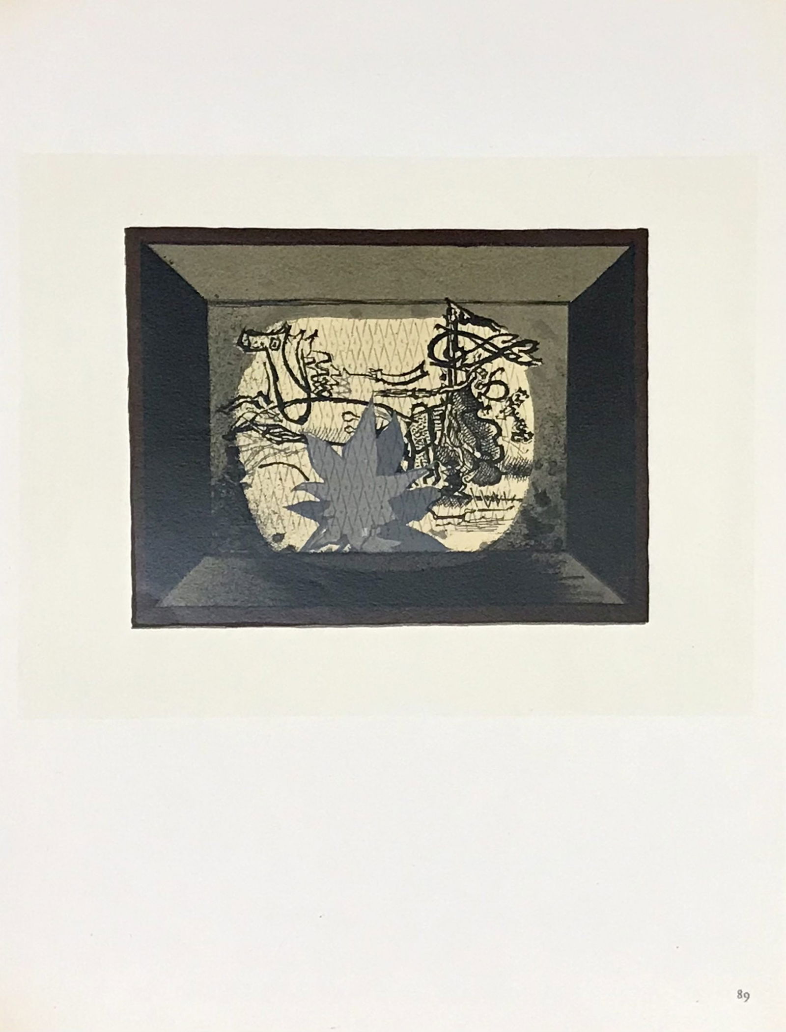 1963 Georges Braque Lithograph p89 Le char 3 Mourlot (1 of 1)