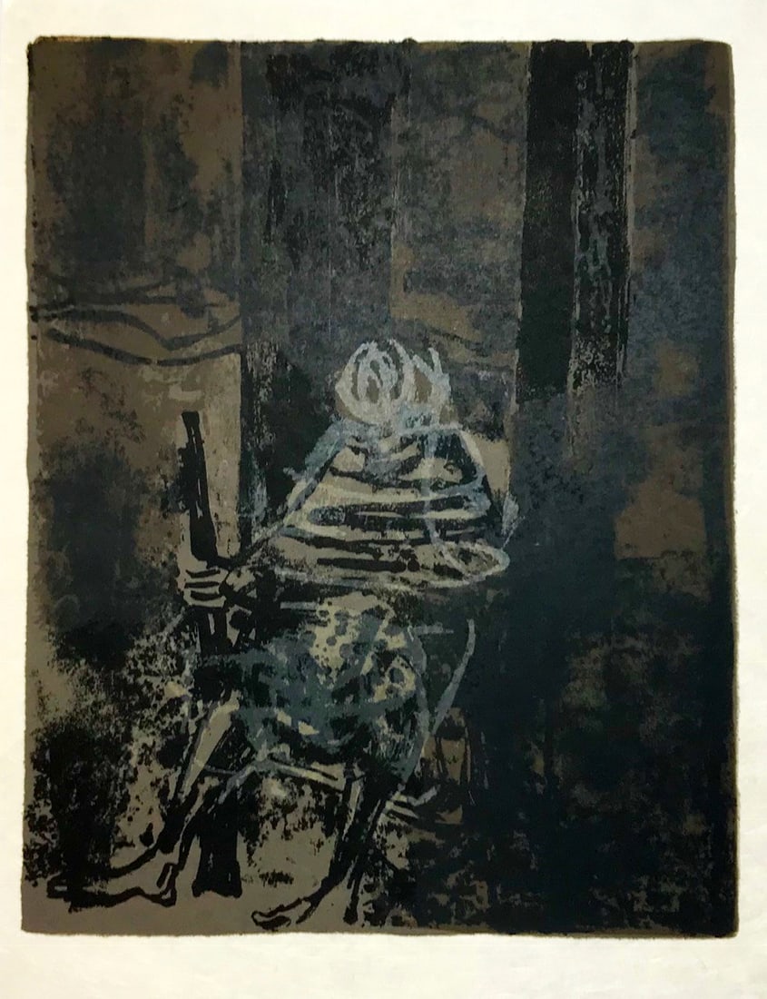 Paul Guiramand, Lithograph 1962, Untitled 3 (1 of 1)