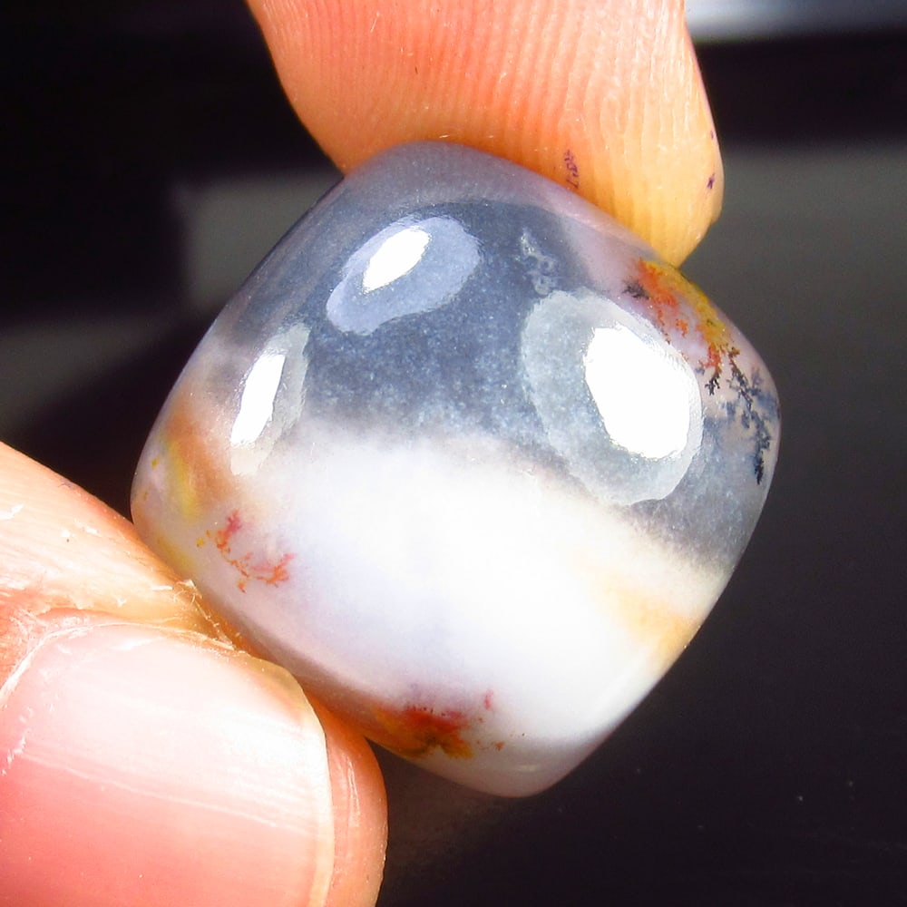 23.12 Cts Natural Dendrite Opal (1 of 2)