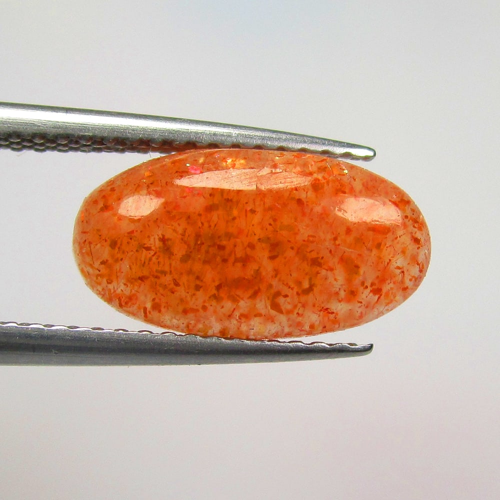 2.61 Ctw Natural Orange Sunstone Oval Cab (1 of 2)