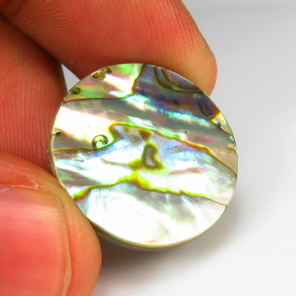 Natural Abalone Sae Shell Quartz - 8.97 Ct (1 of 2)