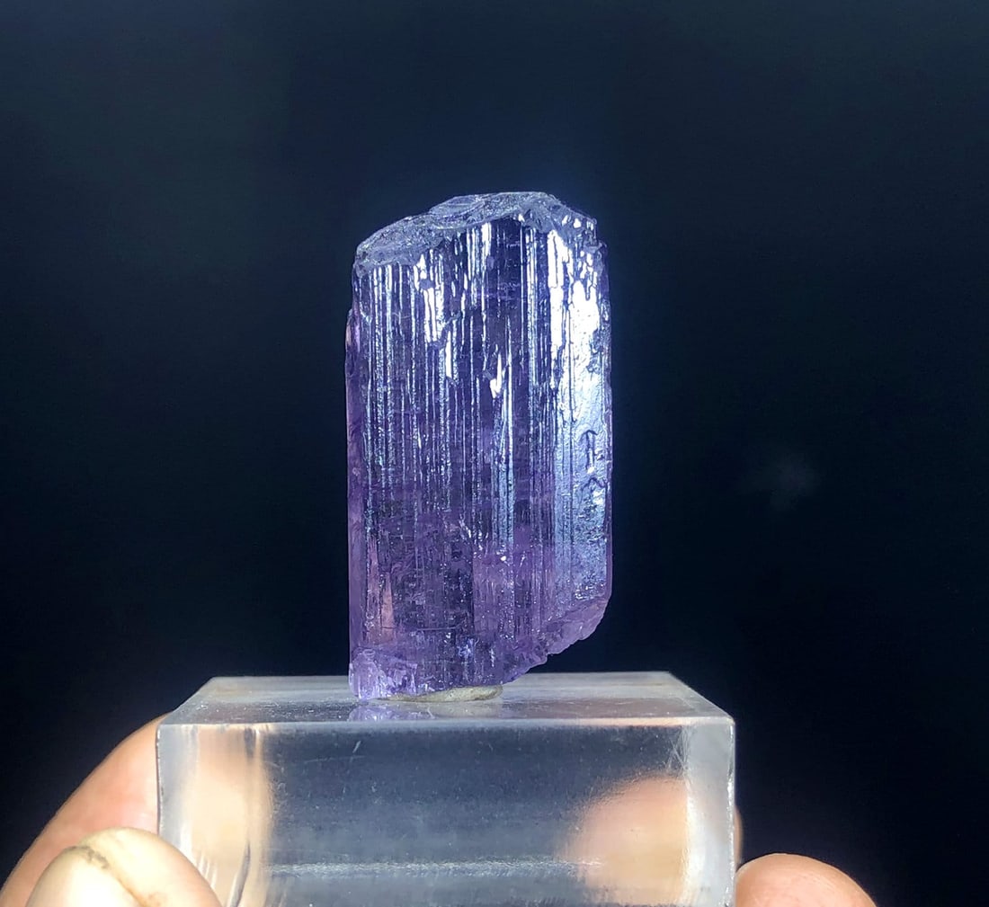 Natural Purple Scapolite Crystal , Top Quality Terminated and Undamaged Scapolite Crystal From (1 of 8)