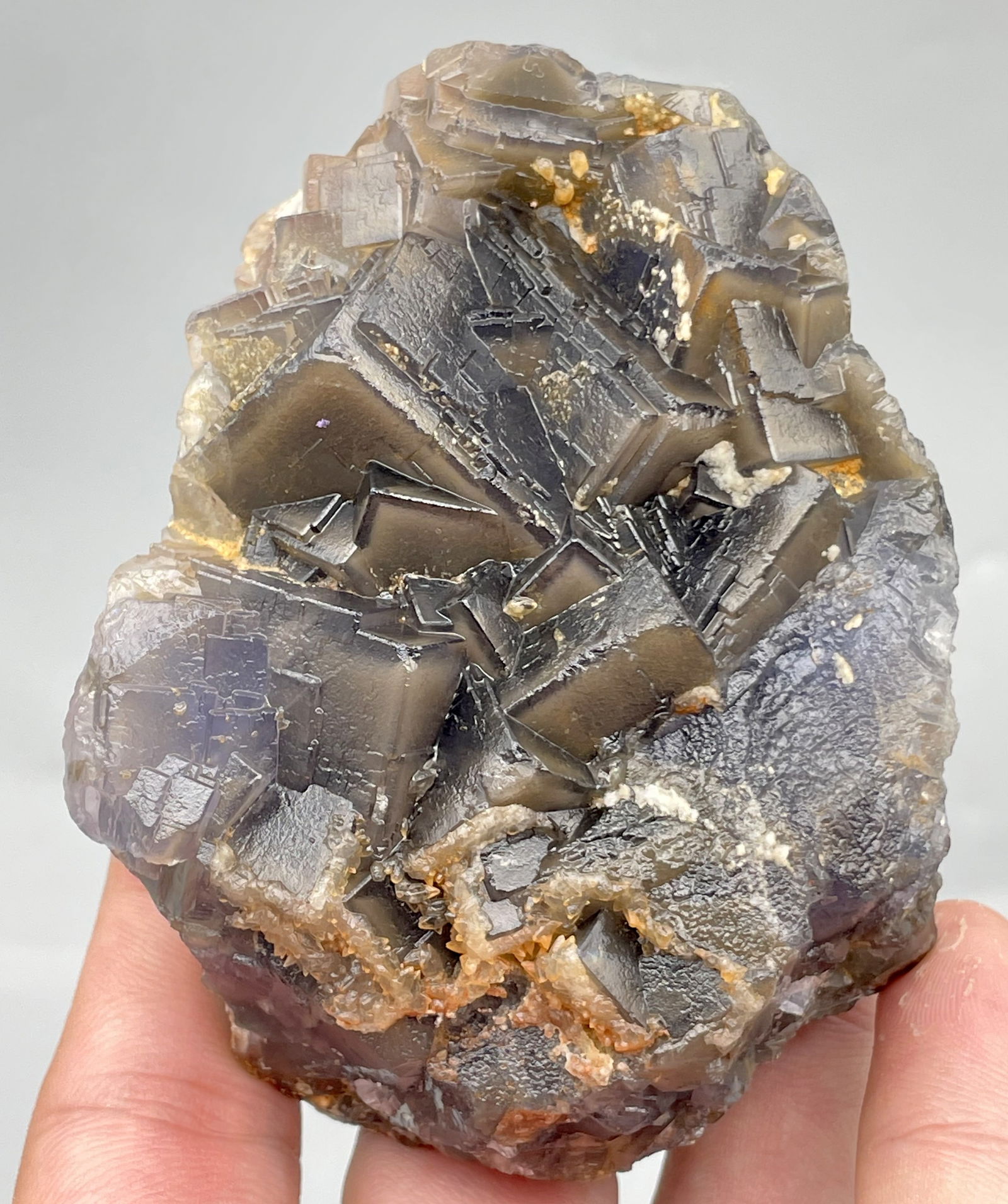 370 Gram Beautiful Rare  Natural Perfect Cubic Fluorite Specimen (1 of 4)