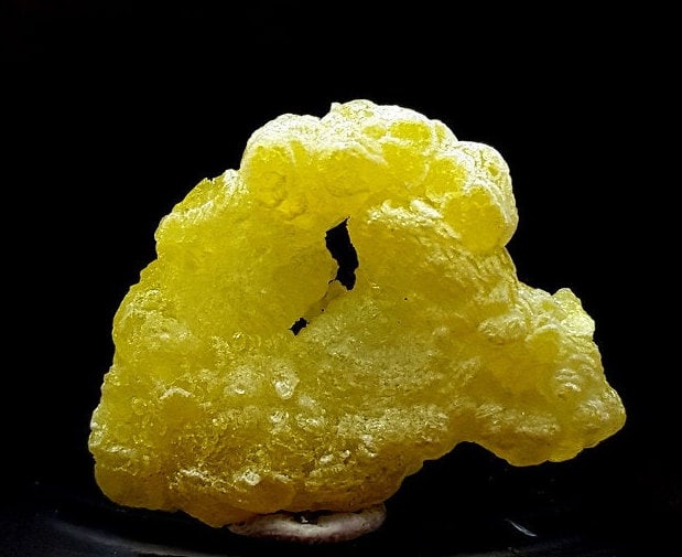9 Grams Lovely Natural Yellow Brucite Crystal Specimen From Baluchistan Pakistan (1 of 9)