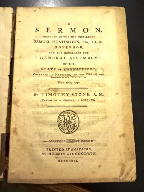 1792 Americana Sermon Great Political Rhetoric (1 of 4)