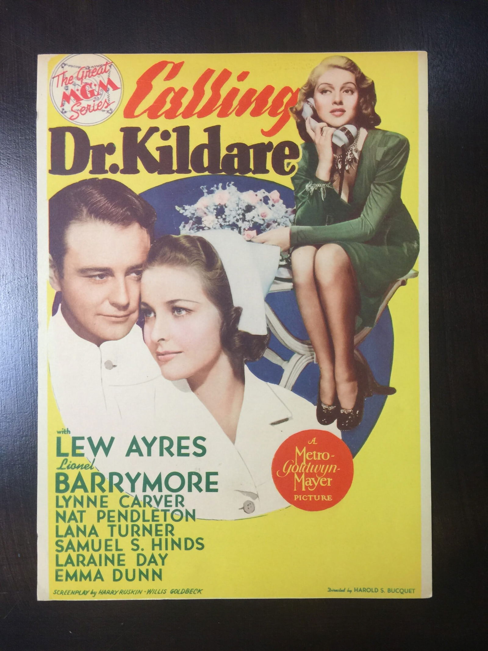 Calling Dr. Kildare - Lionel Barrymore (1939) 8" X 11" US Mini Window Card Movie Poster (1 of 1)