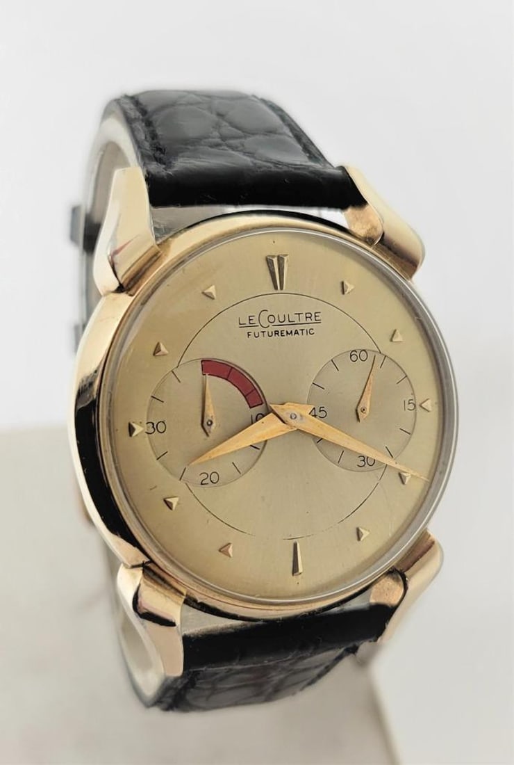 Vintage 10k GF JAEGER-LeCOULTRE FUTUREMATIC Watch Cal 497 c.1960s EXLNT SERVICED (1 of 14)