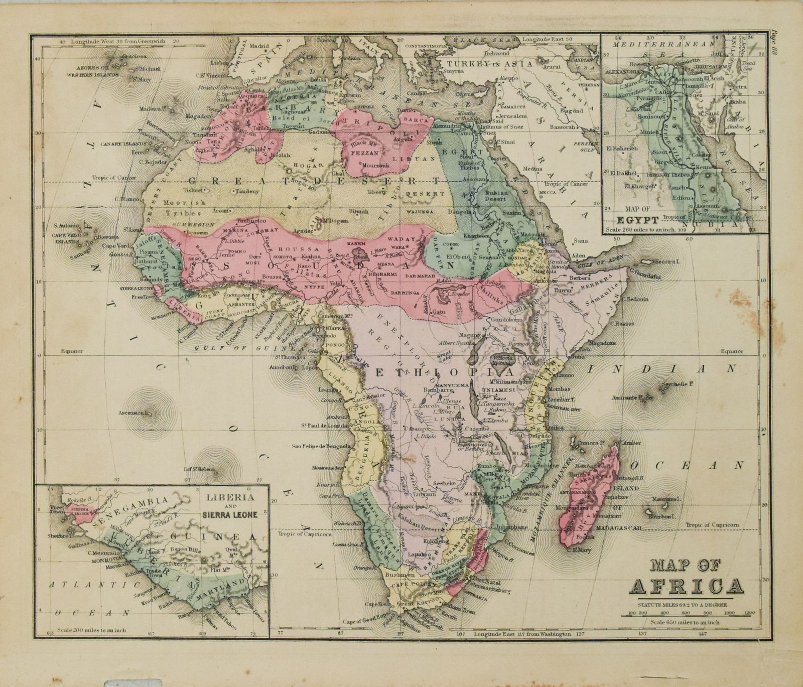 1875 Smith Map of Africa -- Map of Africa (1 of 1)
