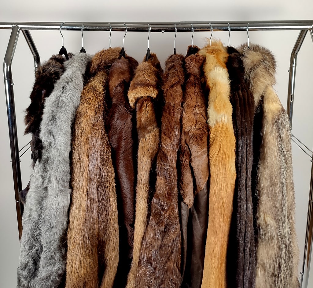 COLLECTION LOT OF 10 REAL FUR COATS/JACKETS: Title: COLLECTION LOT OF 10 REAL FUR COATS/JACKETS Dimension: This lot contains: goat/mink/muskrat/fox/nutria/oppossum/rabbit ; Size S-L Additional Info:We offer in house shipping - Fedex shipping = $