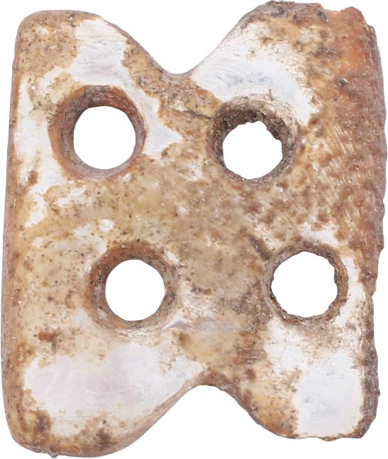 PRECOLUMBIAN MOTHER OF PEARL SHELL ORNAMENT (1 of 2)