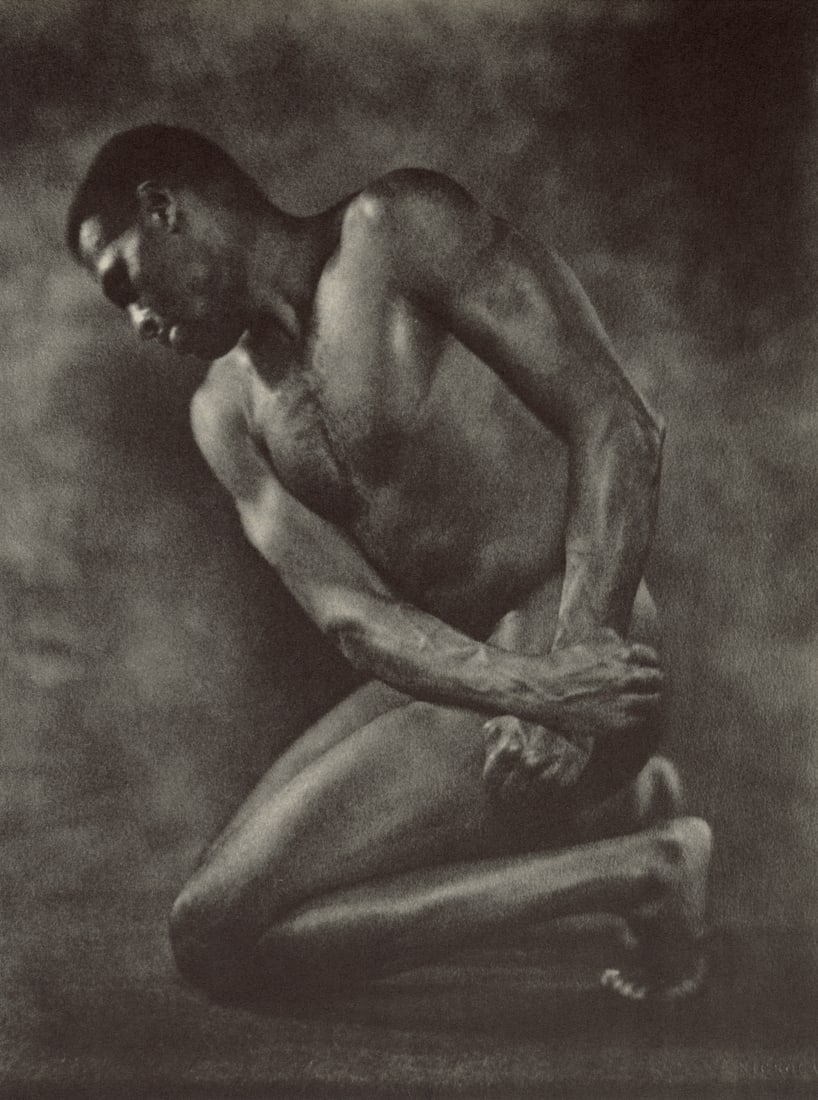 NICKOLAS MURAY - Paul Robeson: Artist: Nickolas Muray Title: Paul Robeson Medium: Photo Litho, 1967, USA Dimensions: 9.45x12.7" Description: Heat Wax Mounted on 12x16" Conservation Board Artist Bio: Nickolas Muray (1892 - 1965) was