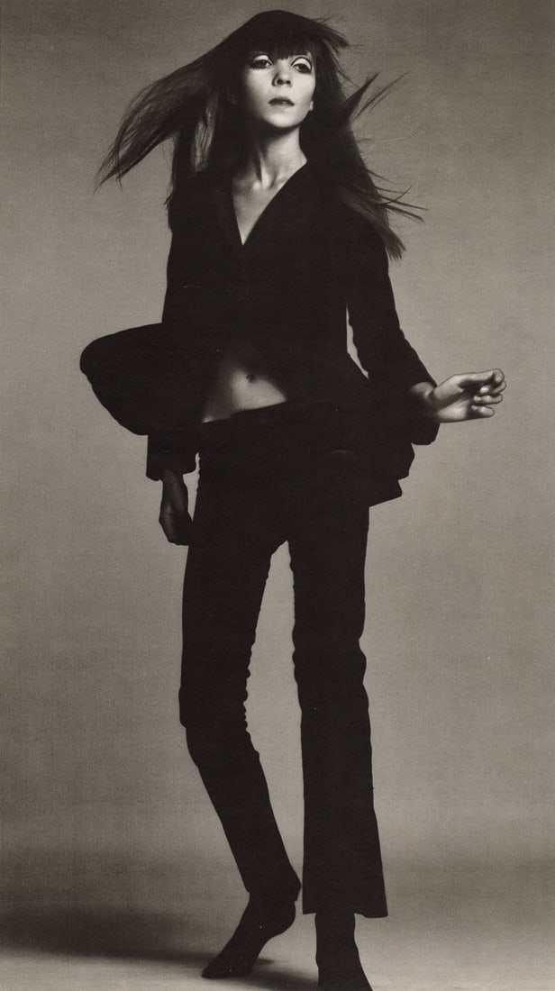 RICHARD AVEDON - Penelope Tree, New York, 1967: Artist: Richard Avedon Title: Penelope Tree, New York, 1967 Medium: Photo Litho, 1991, Italy Dimensions: 6.35x11.3" Description: Heat Wax Mounted on 11x14" Conservation Board Artist Bio: Richard Avedo