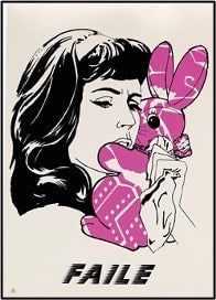 BUNNY GIRL by Faile: Faile Screen Print Limited Edition of 750 Hand-signed and numbered by the artist 2003 Professionally framed art print, contact us for details and shipping costs. Reserve: $484.00 Shipping: