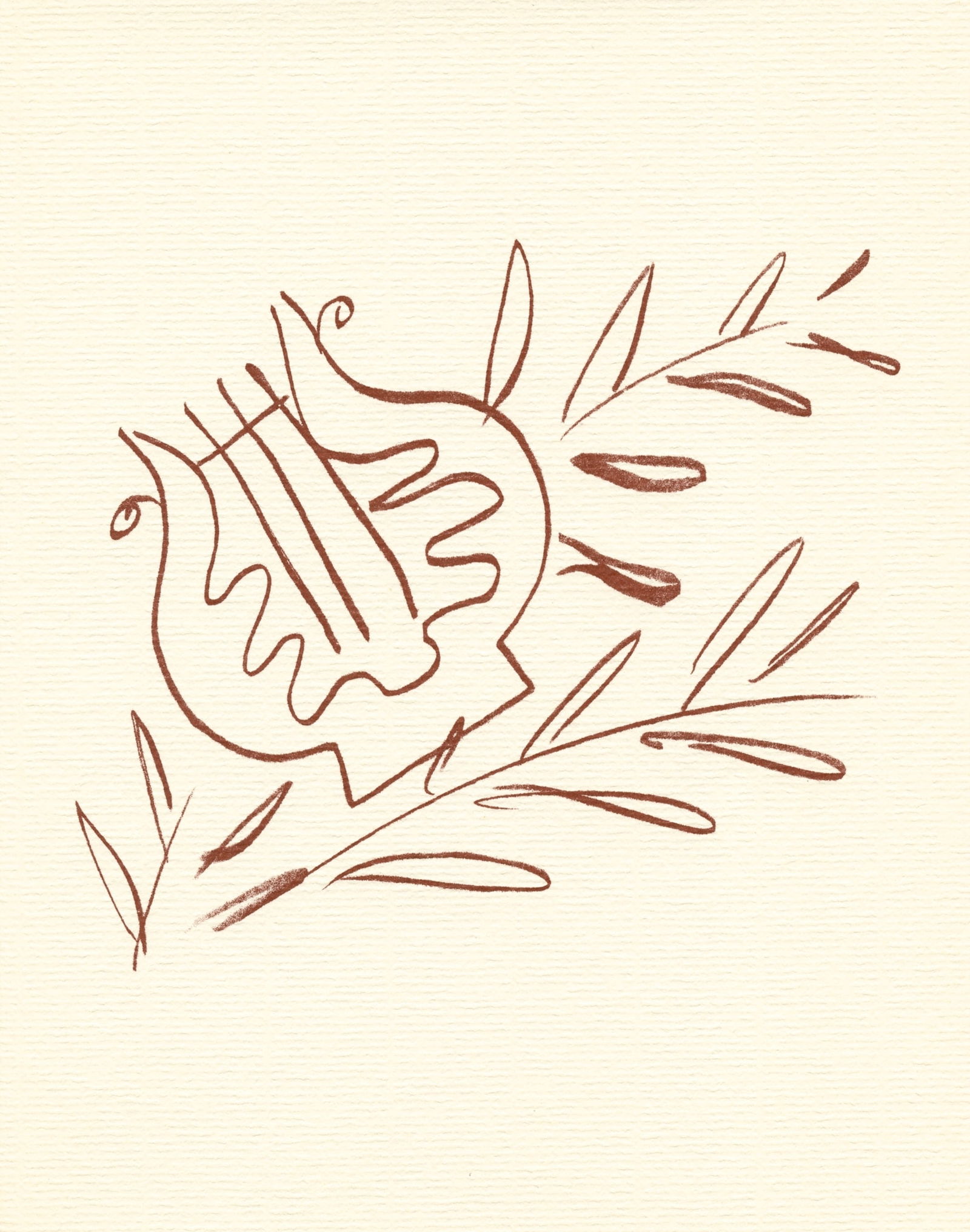 Henri Matisse lithograph | Florilege de Ronsard (1 of 1)