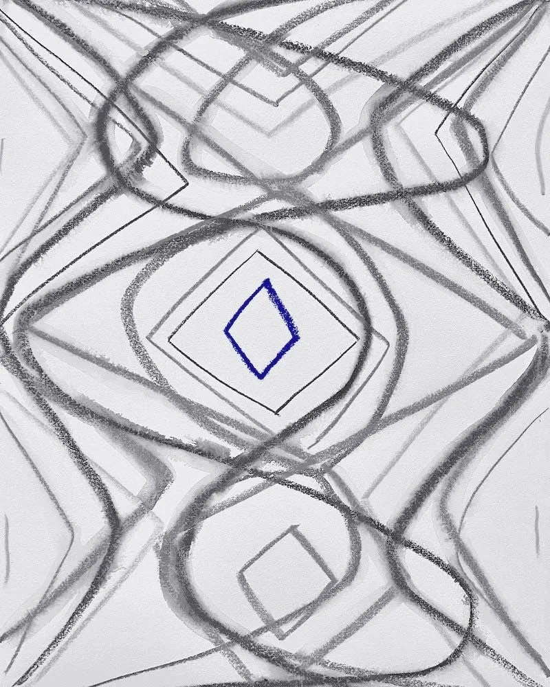 Marina Adams: Untitled 2020.: Artist: Marina Adams Title: Untitled 2020. Description: 2020 screenprint on paper. Measures 20" x 16". Ed. 100. Signed in pencil. Reserve: $400.00 Shipping: Domestic: Flat-rate of $20.00 to anywhere w