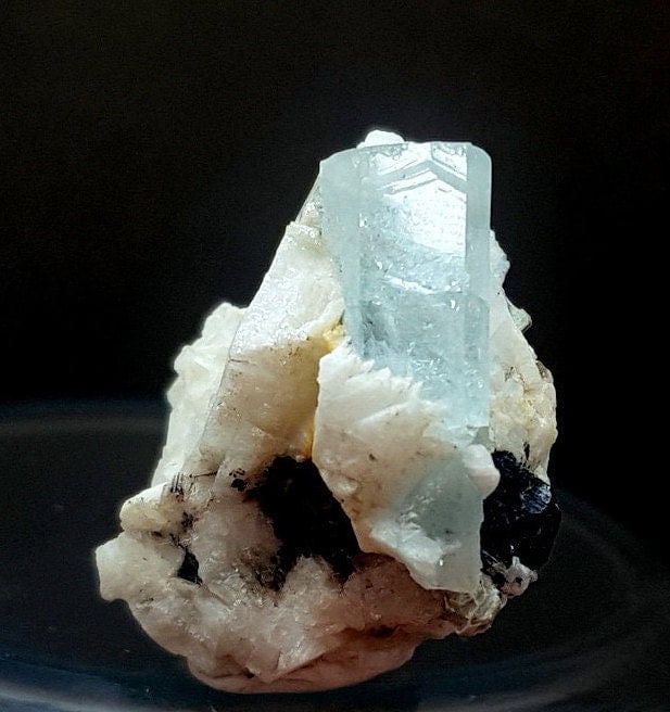 16 grams Lovely Natural damagefree Aquamarine crystal with Feldspar Specimen From shigar skardu: 16 grams Lovely Natural damagefree Aquamarine crystal with Feldspar Specimen From shigar skardu pakistan size 30mm 30mm20mm weight 16 Grams Reserve: $10.00 Shipping: Domestic: Flat-rate of $10.00 to a
