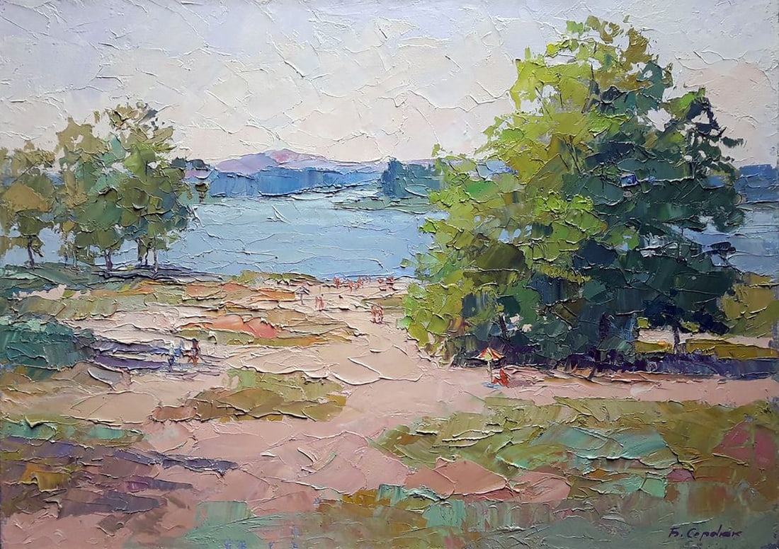Oil painting Near the Dnipro Serdyuk Boris Petrovich (1 of 5)