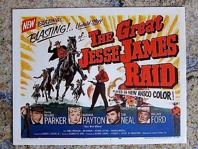 Great Jesse James Raid '53 TC LC #3 Real Life Lovers Barbara Payton & Tom Neal (1 of 2)