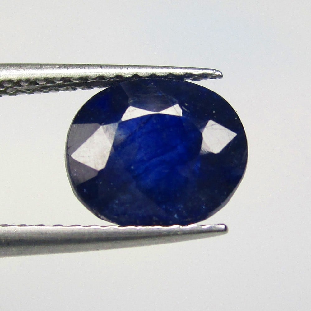 3.69 Ctw Diffusion Sapphire Oval Cut (1 of 2)