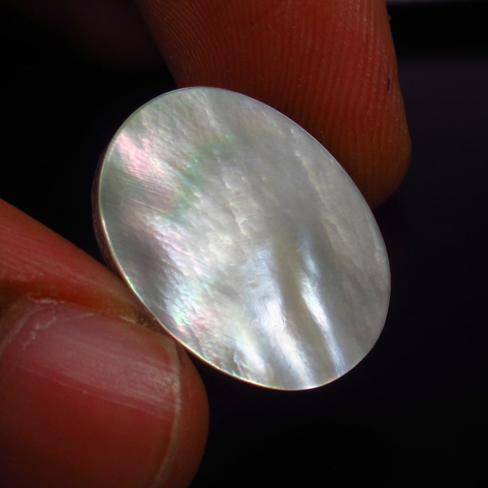 Natural Abalone Sae Shell Quartz - 9.51 Ct (1 of 2)