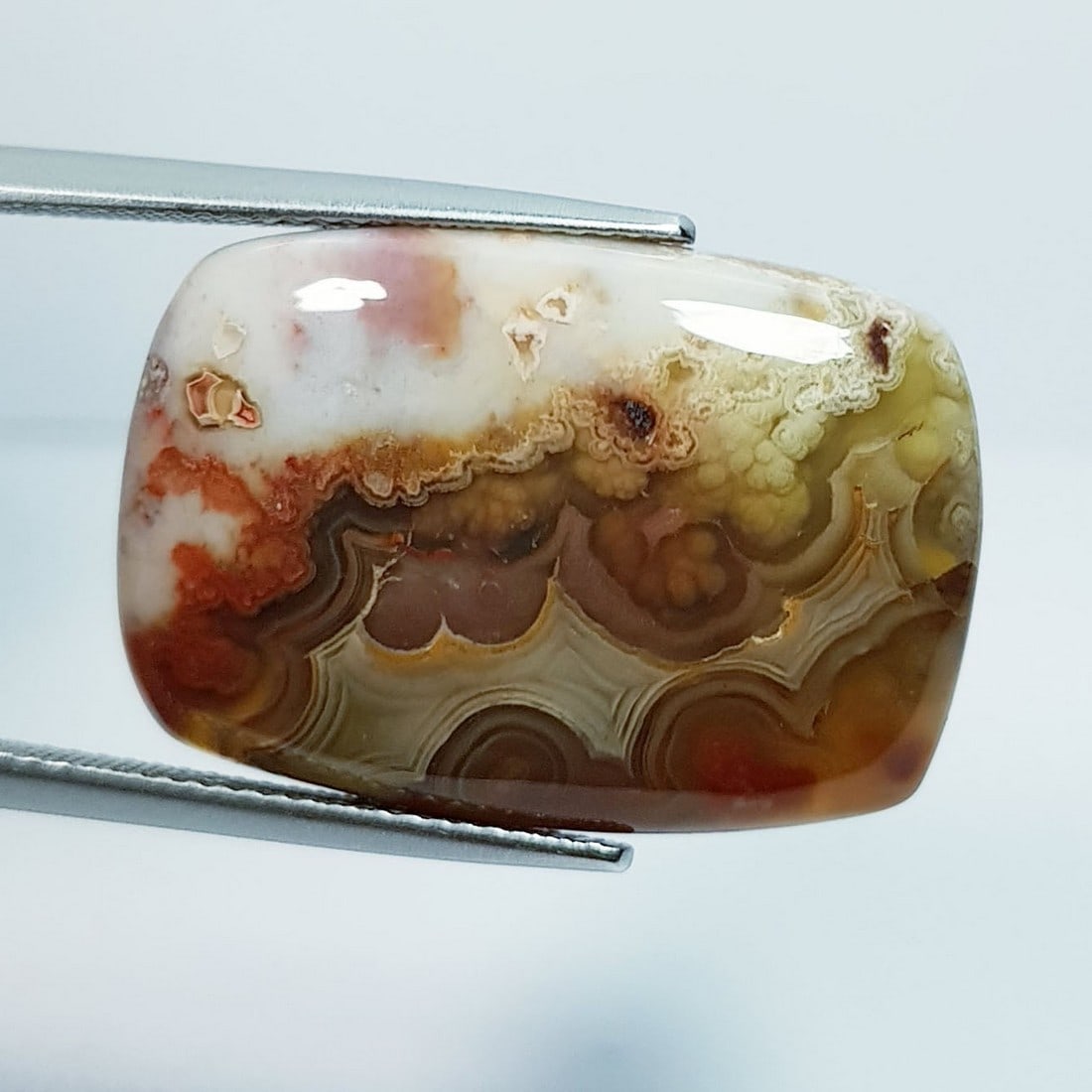 27.00 Ctz Natural Turquoise Jasper: No Reserve! Title: 27.00 Ctz Natural Turquoise Jasper Color/Clarity: Brown / Opaque Gemstone: Turquoise Jasper Carat Weight: 27 Dimensions: 25.90 x 18.00 x 6.00 Additional Information: Octagon / Brazi