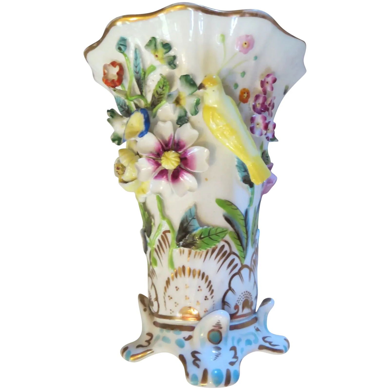 Antique Porcelain VASE English, Copeland And Garrett Victorian Circa 1840 (1 of 14)