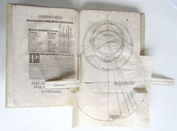 1524 ASTROLABE ASTRONOMY TREATISE antique Elucidatio fabricae ususque astrolabii (1 of 12)