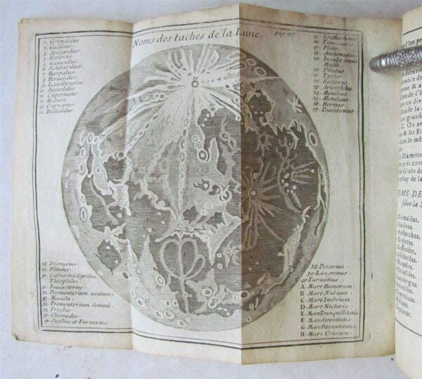1720 ASTRONOMY ILLUSTRATED CONNOISSANCE DES TEMPS POUR L'ANNÉE 1721 antique (1 of 10)