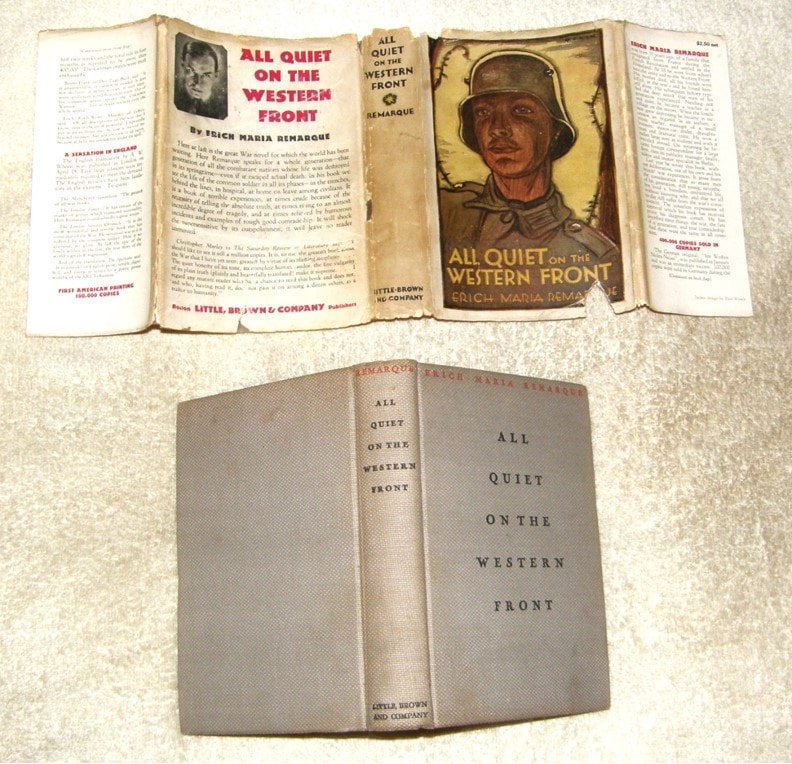 WW1 - ALL QUIET ON THE WESTERN FRONT - 1st ed (1 of 2)